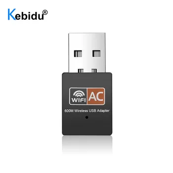 Kebidu 600Mbps Belaidis USB WiFi Adapter Dual Band 2.4 Ghz, 5 ghz USB, ir 
