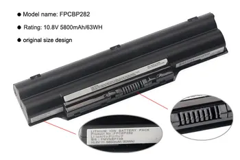 KingSener FPCBP282 Baterija Fujitsu LifeBook AH572 SH760 S6311 S710 S7110 S7111 S751 S760 S761 FPCBP281 FPCBP145 FMVNBP198