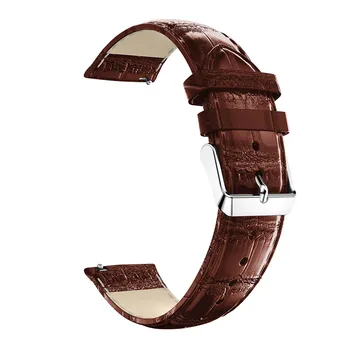 Krokodilo Modelis watchband 20mm Už Huami Amazift Pvp laikrodžių dirželiai Samsung Galaxy žiūrėti Aktyvūs Vyrai moterų Apyrankės Dirželio