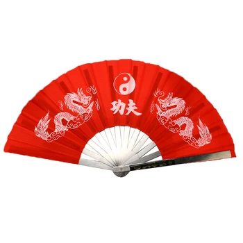 Kung Fu Gerbėjas Tradicinę Kinų Kovos Menų Lankstymo Chi Fan Dragon Wushu Nerūdijančio Plieno Rėmas Veiklos Pratice