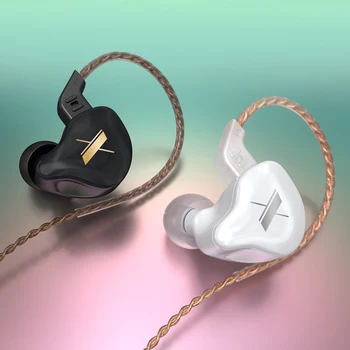 KZ EDX Laidinio Dinaminis HiFi Heavy Bass In-ear Žaidimų Ausinės su Mikrofonu 23Ω Laidinio Ausinės Telefonų Priedai