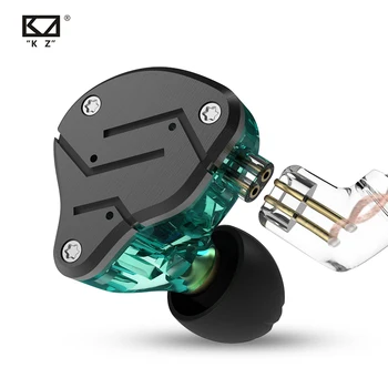 KZ ZSN 1BA+1DD Heavy bass jungiamas kabelis, ausines HIFI Quad core kontroliuojamos muzikos judėjimo ZST-AS10 ZS10 BA10 ES4 V80 T2 AS16