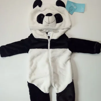 Kūdikiams Panda Naujagimių Drabužiai, Kūdikių Mergaitės Berniukai Romper Kūdikių Drabužiai Žiemos Jumpsuit Bamblys naujagimio Rinkinius Dygsnio Pižama