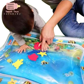Kūdikių Vanduo Žaisti Mat Pilvukas Laiko Žaislai Naujagimiams Playmat PVC Bamblys Įdomus Veikla Inflatbale Kilimėlis Kūdikiams, Žaislų, Kilimų Seaworld