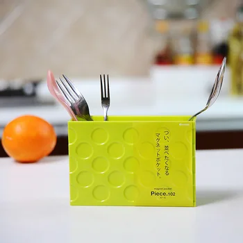 Kūrybos Šaldytuvas Magnetai, Magnetinio Stalo Reikmenys Indai Organizatorius Stovo Laikymo Dėžutė Laikymui Namuose Kabo Sutaupyti Vietos Virtuvėje Saugojimo Dėžutė