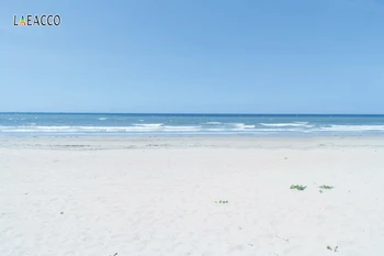 Laeacco Paplūdimio Pakrantės peizažą Sluoksnių Vestuvių Kūdikių Scenos Šventė Fotografijos Pritaikoma Backdrops Foto Studija