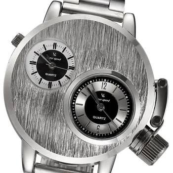 Laikrodžiai Vyrams Patikimesnis Karinės Armijos Silver Dial Armijos Sporto Stiliaus Kvarcinis Laikrodis Bangle Apyrankės relogio masculino reloj hombre