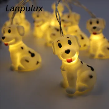 Lanpulux Mielas Gyvūnų String Lempos Atostogų Festivalis Šalis Dekoro Vienaragis Antis Šuo Hippo Formos Naktį Šviesos Atmosfera Luminaria