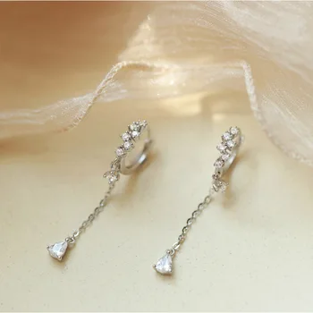 Lašas Auskarai Asmenybės Dizaino AAA Cirkonis Fine jewelry pendientes Moterys Šalis Dovana