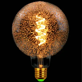 Led Lemputės Derliaus Lemputės G125 Burbulas Pasaulyje Lemputė 4W šviesos srautą galima reguliuoti 110V, 220V Led Edisonas, Kaitinamosios Lemputės Dekoratyvinis Ligth Lemputė