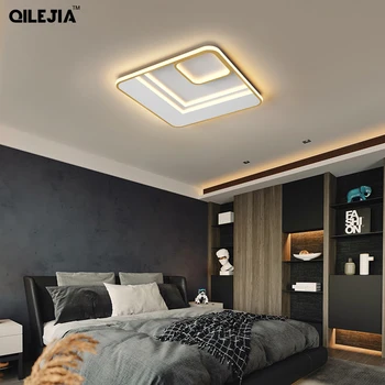 Led lubų šviestuvas kambarį lempos miegamojo, lempos, modernus minimalistinio atmosferą namuose, naujas Nordic didelio apšvietimo kūrybos miegamasis