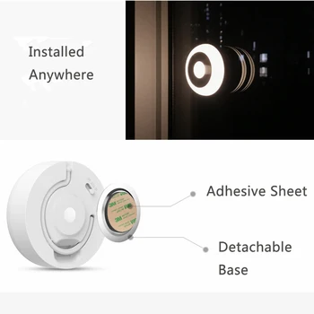 LED Nakties Šviesos su PIR Judesio Jutiklis Kablys USB Įkrovimo Tualeto WC, Virtuvė, Miegamasis, Kabinetas Knygos Skaitymo Lentelės, Stalo Lempos