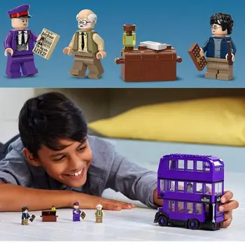 Lego Harry Potter, noctambulo autobusas (75957), Haris Poteris blokai, 403 vienetų Lego, haris Poteris statybos žaislas