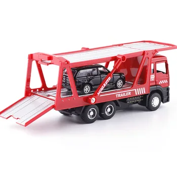 Lieti Žaislas Priekabą Su 1/64 Mažų Automobilių 8Cm (#5010-1) Atvirų Durų W/ Šviesos Ir Garso Transporto priemonių, Transporto