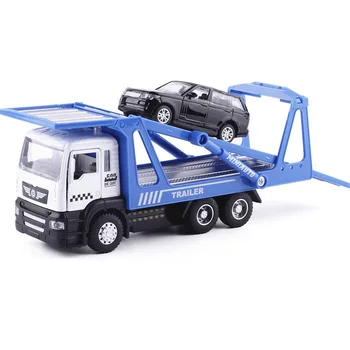 Lieti Žaislas Priekabą Su 1/64 Mažų Automobilių 8Cm (#5010-1) Atvirų Durų W/ Šviesos Ir Garso Transporto priemonių, Transporto
