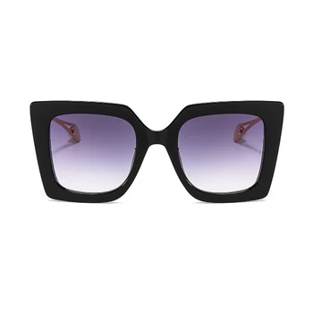 LongKeeper Moterų, Prabangos Prekės Dizainerio Mados Aikštė Negabaritinių Akiniai nuo saulės, Saulės Akiniai Gėlių UV400 Akiniai oculos feminino