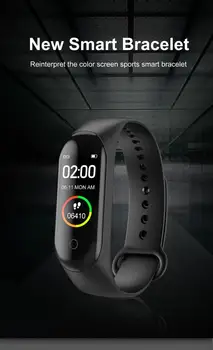 M4 Smart Band Apyrankė Kraujo Spaudimas, Širdies Ritmo Monitorius Pedometer Sporto Apyrankę Sveikatos Fitneso Apyrankę Smart Watchband