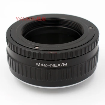M42-nex Makro Fokusavimo Helicoid Adapterio žiedas m42 42mm objektyvas sony NEX-3/5N/6/7 A7 A7r a9 A7r3 a6300 A6000 a6500 fotoaparatas