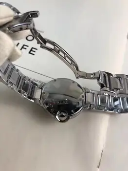 Mados Sidabro Nerūdijančio Prekės Ponios Kvarciniai laikrodžiai Žinomų Moterų Laikrodis Porą Žiūrėti Montre Femme Reloj