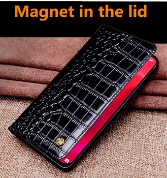 Magnetinis Laikiklis GenuineLeather Flip Case For Samsung Galaxy S20 Ultra/Galaxy S20 Plius/Galaxy S20/Galaxy S20 FE 5G Telefono dėklas