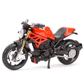 Maisto 1:18 Ducati Diavel Anglies 1199Panigale 1098S 848 748 Hypermotard Monstras Supersport S Diecast Lydinio Motociklo Modelis Žaislas