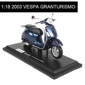 Maisto 1:18 Motociklų Modeliai VESPA Piaggio 2003 VESPA GRANTURISMO modelio dviratį Bazės Diecast Moto Vaikų Žaislas Dovanų Kolekcija