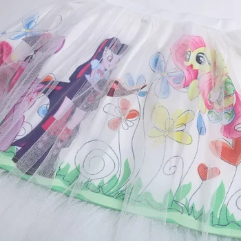 Mano mergaitės sijonas animacinių filmų vaikams vasaros drabužių mados princesė suknelė medvilnės baby tutu sijonai gražias merginas trumpais sijonais