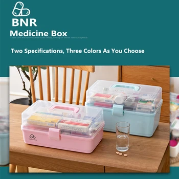 Medicinos Pirmosios Pagalbos Rinkinys Talpinimo Medicina Box 3 Sluoksnis Talpa Medicinos Lauke Šeimos Vaistų Dėžutė Nešiojamų Vaistinėlėje