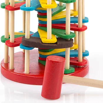 Mediniai Žaislai, Vatinas Kopėčių Rankomis Trankyti Kamuolį Anksti Švietimo Spalvingi Žaislai Vaikams, Vaikams Baby