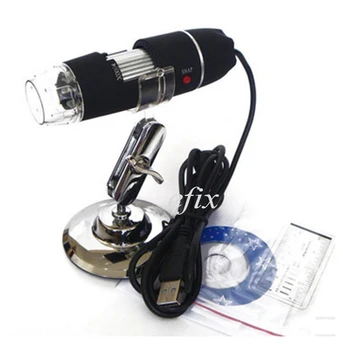 Mega Pikselių 500X 1000X 8 LED Skaitmeninis Mikroskopas su Kamera, USB litavimo Microscopio didinamasis stiklas Elektroninių Stereo