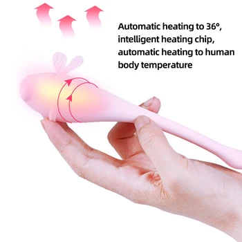 Meselo Protingas App Šildymo Vibratior Klitorio Stimuliatorius G-spot Massager USB Mokestis Moterų Makšties Vibracija, atspari Vandeniui