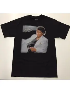 Michael Jackson Trileris Albumo Viršelio T-Shirt