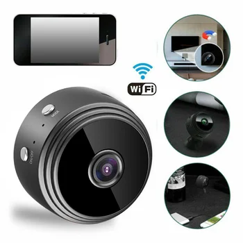 Mini Kamera Home Security A9 HD 1080P Jutiklis Naktinis Matymas vaizdo Kameros Judesio DVR Mikro Kamera, Sporto DV Vaizdo Mažas Fotoaparatas P2P Cam