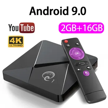 Mini Q1 Smart TV Box 4K Rockchip RK3328A 16GB 2GB ROM Media Player 