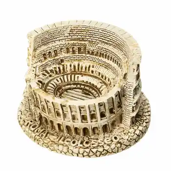 Miniatiūrinės Architektūros Dervos Figūrėlės Romos Koliziejus Statula Orientyrą Pastato Ornamentas Retro Namų Dekoracijas Figūrėlės