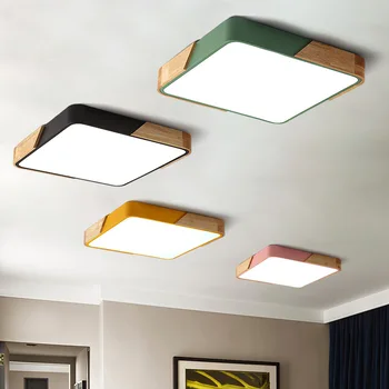Modernios kvadrato 220V LED lubų šviesos akrilo pritemdomi lubų lempos virtuvė, svetainė, miegamasis, studijų koridoriaus kambarį viešbutyje