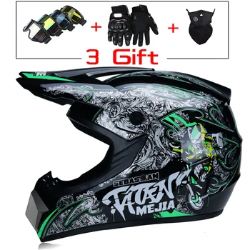 Motociklo šalmas Apsaugos capacete motociklas, skirtas Moterų ir Vyrų off road motokroso Šalmai DOT patvirtintas