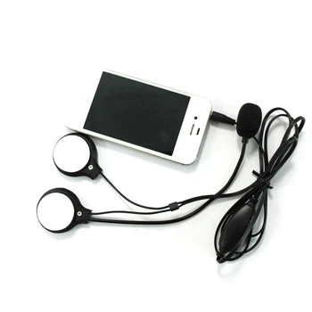 MP3 mobilusis telefonas Motociklo Šalmas Stereo Ausinės Ausinės su Mikrofonu Garsiakalbio