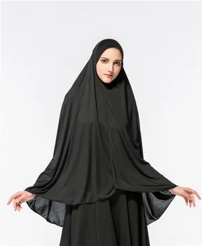 Musulmonų mados Ilgas šalikas islamo musulmonų maldos jilbab moteris khimar islamas lady burka burqa niqab hijab abaja priere musulmane