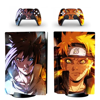 Naruto Sasuke PS5 Standartinio Disko Leidimas Odos Lipdukas, Decal Padengti 5 PlayStation Konsolės & Valdytojai PS5 Odos, Vinilo Įklijos