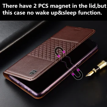 Natūralios odos magnetinis laikiklis telefoną atveju Umidigi A9 Pro/Umidigi S5 Pro/Umidigi A7 Pro/Umidigi A7 telefono dėklas kortelės lizdas rubisafe