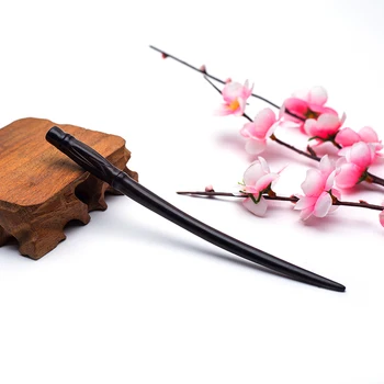 Natūralus juodas santalas plaukų lazdos moterų Kūrybos ilgai bambuko staigius Kinų stiliaus Plaukų aksesuarų, papuošalų 2019 naujas