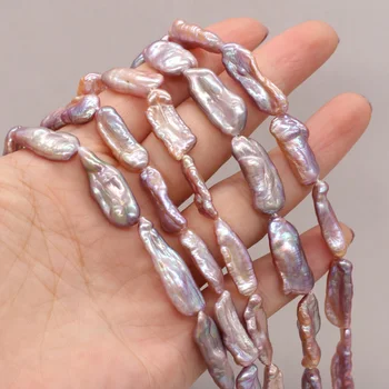 Natūralūs Gėlavandenių Perlų Netaisyklingos Stačiakampio Baroko Prarasti Karoliukai Papuošalai Priėmimo 