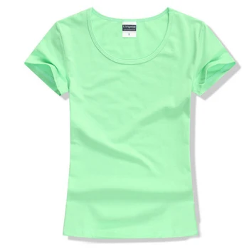Nauja mada moterims t-shirt brand tee viršūnes Trumpas Rankovės vatos pagaliukai moterų drabužių kietas O-kaklo marškinėliai