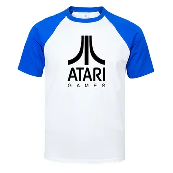 Nauja vasaros ATARI žaidimų, Mados, Unikalus, Klasikinis Medvilnės trumpas raglan rankovėmis t-shirt Vyrai Apvalios Apykaklės trumpomis Rankovėmis T-shirt