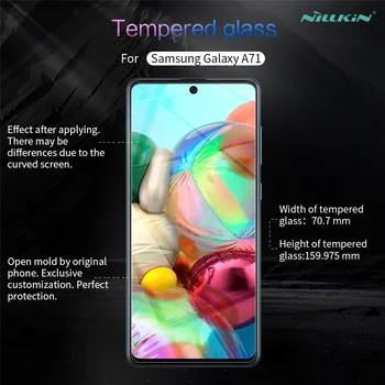 Naujas 2019 Samsung Galaxy A71 Grūdintas Stiklas NILLKIN Nuostabi H+Pro Atsparus 2.5 D Grūdintas Stiklas Screen Protector