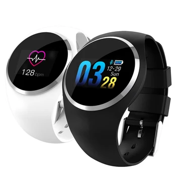 Naujas Mados Q1 Smartwatch Moterų 0.96 lcd Spalvotas Širdies ritmo Monitorius Smartwatch Silikagelio Elektroninių Gyvenimo Vandeniui ant Riešo