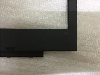 Naujas Originalus nešiojamas kompiuteris Lenovo Thinkpad L480 LCD Bezel Padengti atveju/LCD ekrano rėmelis su ir SPINDULIŲ skylę 01LW315