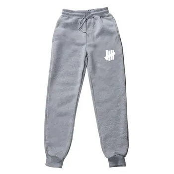 Naujas Sweatpants Vyrų Hip-hop streetwear Kelnės Mados Vyrų Undefeated Cool Kokybės Vilnos kelnės Vyrams Bėgiojimas Atsitiktinis Kelnės