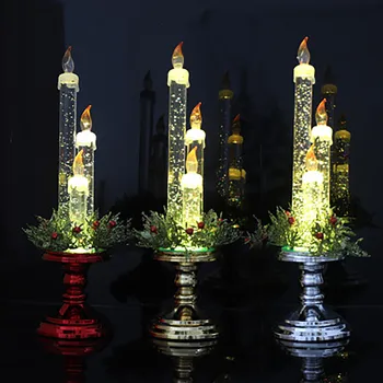 Naujųjų Metų 2021 Elektroniniai Žiburiai Kalėdų Naktį LED Žibintai, Žvakės Kalėdų Dekoracijas Šalis, Dovana, Namų Dekoro Navidad ночники